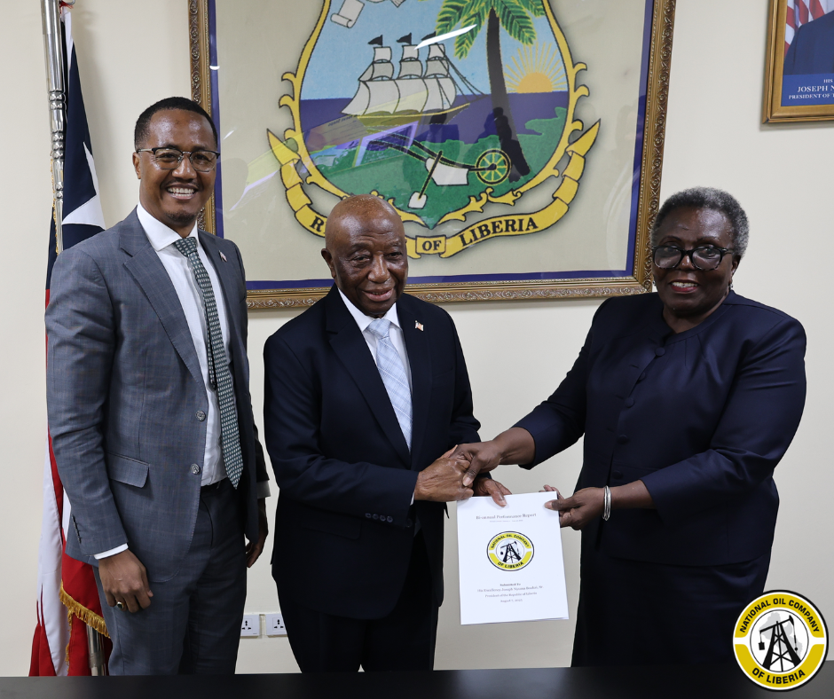 President Boakai Receives NOCAL’s Bi-Annual Performance Report – 2025